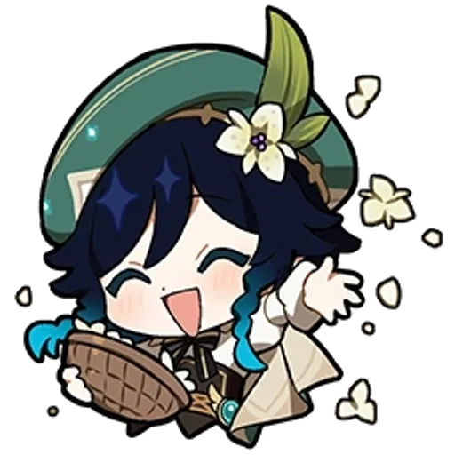 🌟 Стикер «Genshin Impact Chibi» для Telegram