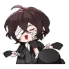 😎 Эмодзи «꒰ 🪵 ꒱ — чибики BSD» для Telegram