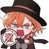 😡 Эмодзи «꒰ 🪵 ꒱ — чибики BSD» для Telegram