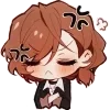 ☹️ Эмодзи «꒰ 🪵 ꒱ — чибики BSD» для Telegram