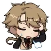 😮‍💨 Эмодзи «꒰ 🪵 ꒱ — чибики BSD» для Telegram