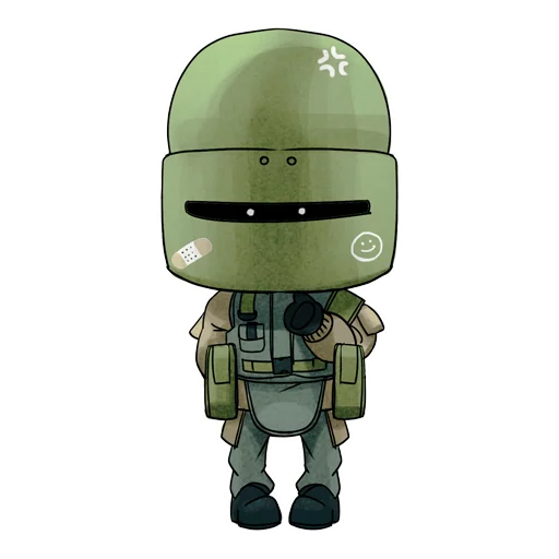 🇷🇺 Стикер «Chibi Rainbow6Siege» для Telegram