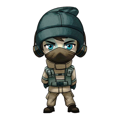 🇷🇺 Стикер «Chibi Rainbow6Siege» для Telegram