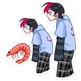 🍤 Стикер «Школьник Чич» для Telegram