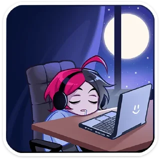 😴 Стикер «Школьник Чич» для Telegram