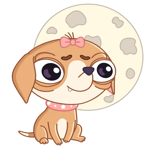 🌔 Стикер «Чиху» для Telegram
