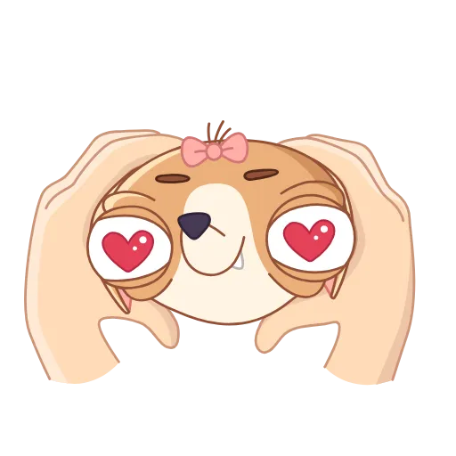 ❤️ Стикер «Чиху» для Telegram