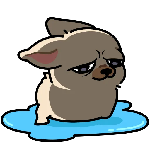 😭 Эмодзи «Чихуа» для Telegram
