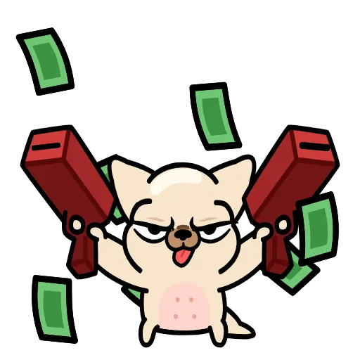 🤑 Эмодзи «Чихуа» для Telegram