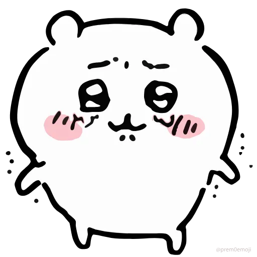 🤩 Эмодзи «Nanka Chiisakute Chiikawa» для Telegram