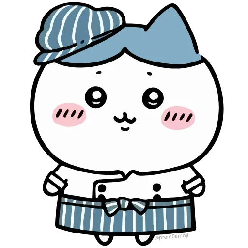 🤩 Эмодзи «Nanka Chiisakute Chiikawa» для Telegram