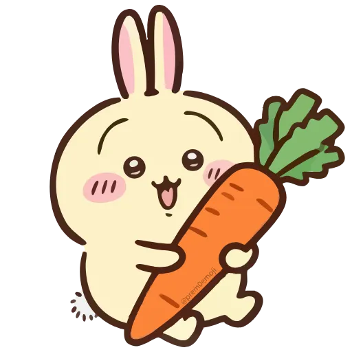 🤩 Эмодзи «Nanka Chiisakute Chiikawa» для Telegram
