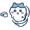 🤩 Эмодзи «Nanka Chiisakute Chiikawa» для Telegram