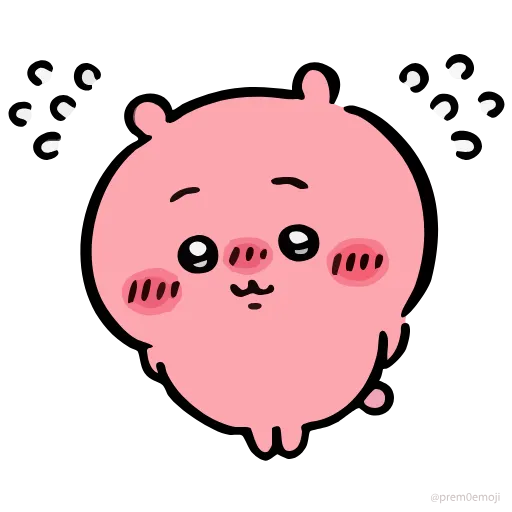 🤩 Эмодзи «Nanka Chiisakute Chiikawa» для Telegram