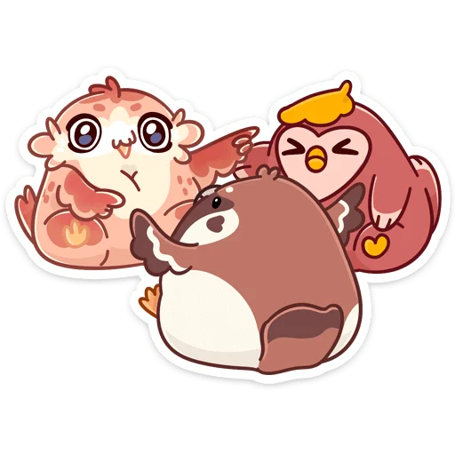 👈 Стикер «Воробей Чик» для Telegram