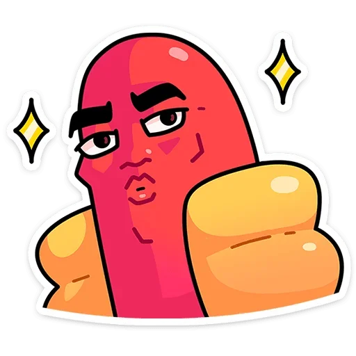 🤩 Стикер «Чилли» для Telegram
