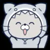 👏 Эмодзи «Chill Nyan #emoji #cute» для Telegram