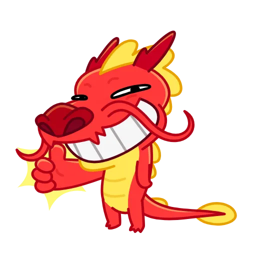 👍 Стикер «Chinese Dragon» для Telegram