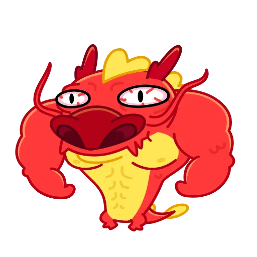 💪 Стикер «Chinese Dragon» для Telegram