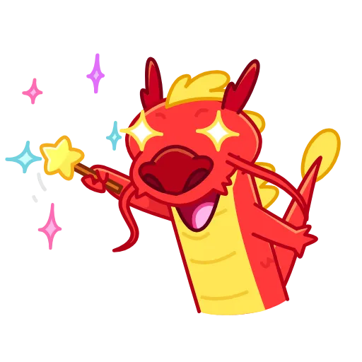 🤩 Стикер «Chinese Dragon» для Telegram