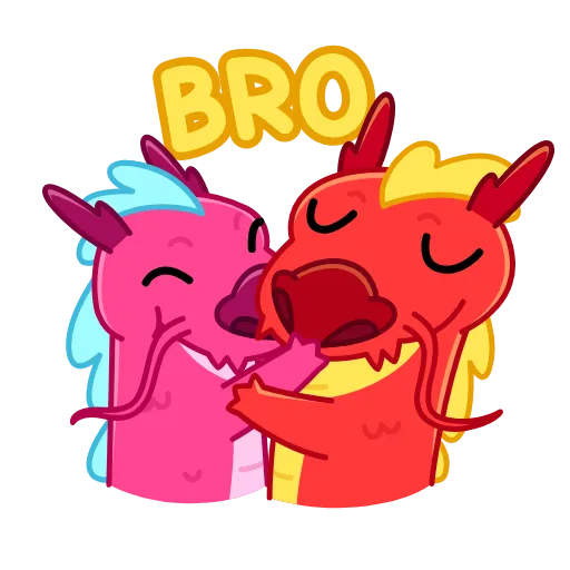 🤗 Стикер «Chinese Dragon» для Telegram
