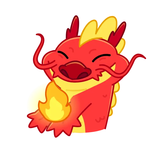 🔥 Стикер «Chinese Dragon» для Telegram