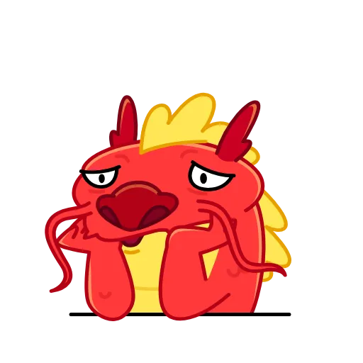 😞 Стикер «Chinese Dragon» для Telegram