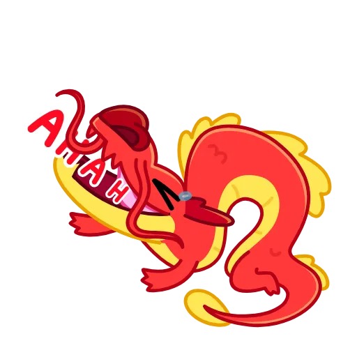 Стикерпак Chinese Dragon для Telegram — скачать