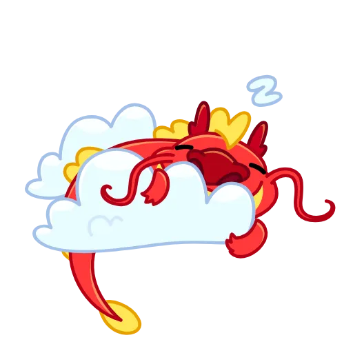😴 Стикер «Chinese Dragon» для Telegram