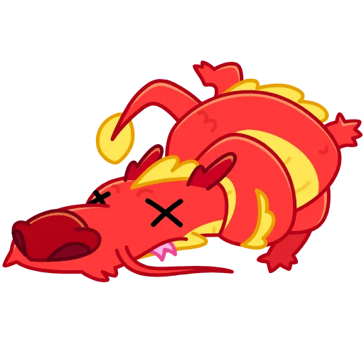 😵 Стикер «Chinese Dragon» для Telegram