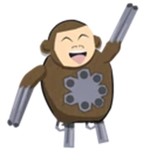 🦍 Стикер «Chinpokomon» для Telegram