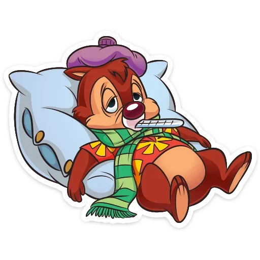 🤒 Стикер «Чип и Дейл спешат на помощь&;» для Telegram