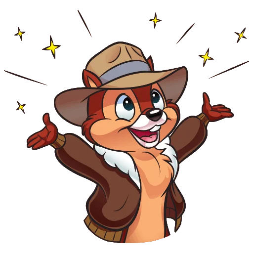 🤩 Стикер «Чип и Дейл» для Telegram