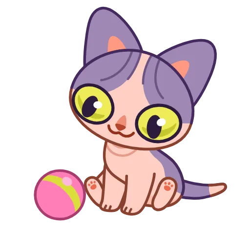 🧶 Эмодзи «Кот Чира» для Telegram