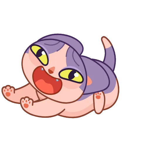 🥱 Эмодзи «Кот Чира» для Telegram