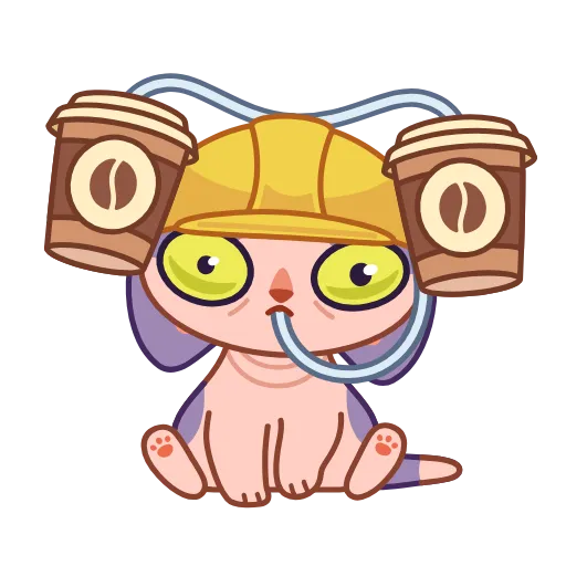 ☕ Эмодзи «Кот Чира» для Telegram