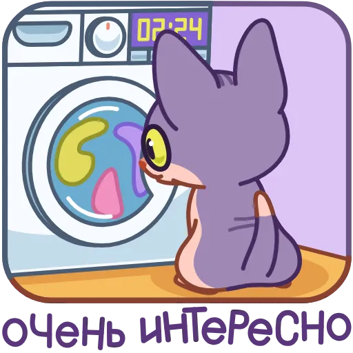 🤩 Эмодзи «Кот Чира» для Telegram