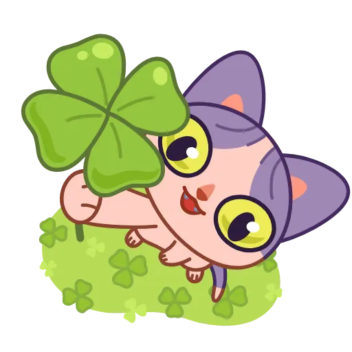 🍀 Эмодзи «Кот Чира» для Telegram