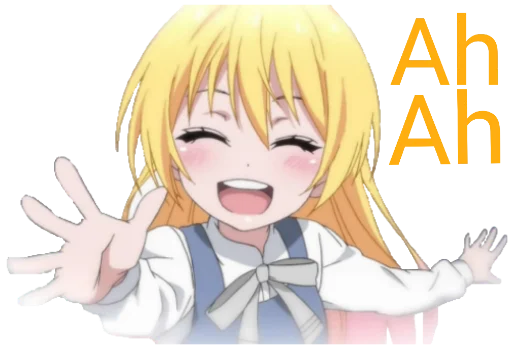 😂 Стикер «Chitoge (Nisekoi)» для Telegram