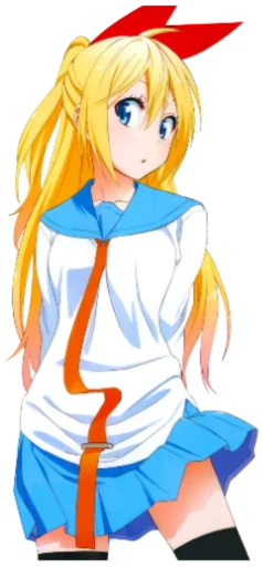 😯 Стикер «Chitoge (Nisekoi)» для Telegram