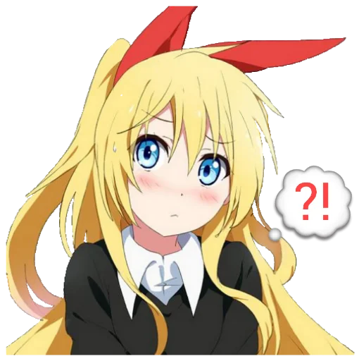 🤔 Стикер «Chitoge (Nisekoi)» для Telegram