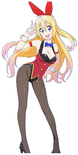 ✌️ Стикер «Chitoge (Nisekoi)» для Telegram