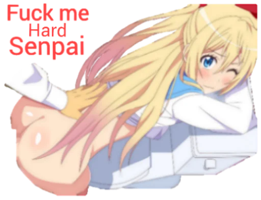 💋 Стикер «Chitoge (Nisekoi)» для Telegram