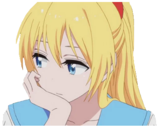 😕 Стикер «Chitoge (Nisekoi)» для Telegram