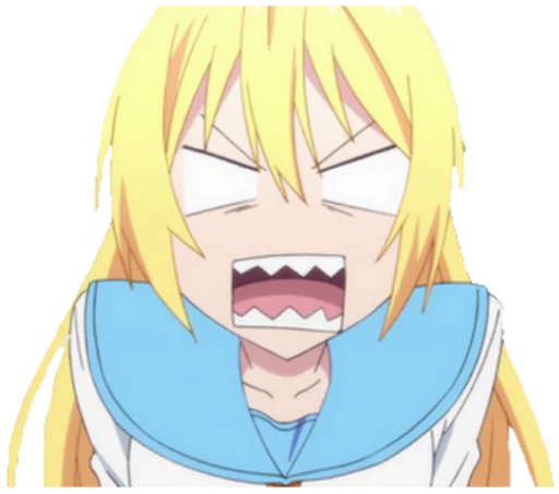 🤬 Стикер «Chitoge (Nisekoi)» для Telegram