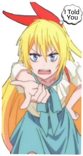 👉 Стикер «Chitoge (Nisekoi)» для Telegram