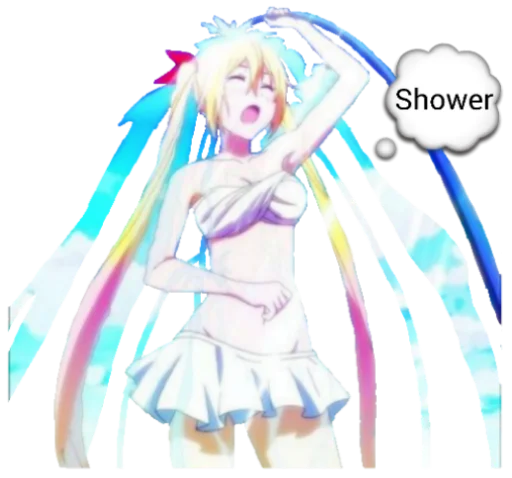 🚿 Стикер «Chitoge (Nisekoi)» для Telegram