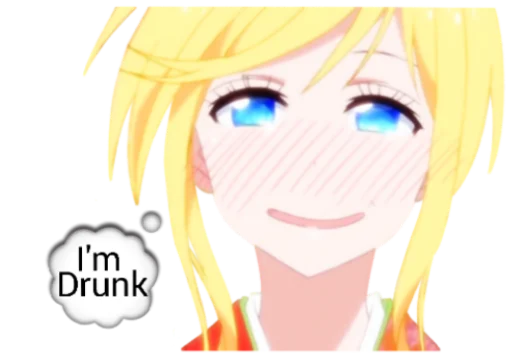 🍺 Стикер «Chitoge (Nisekoi)» для Telegram