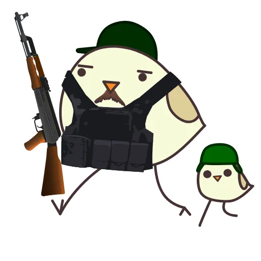 😤 Стикер «чык чырык» для Telegram