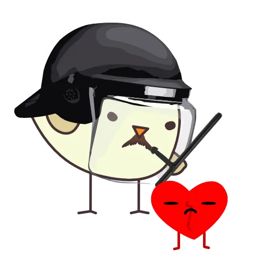 💔 Стикер «чык чырык» для Telegram